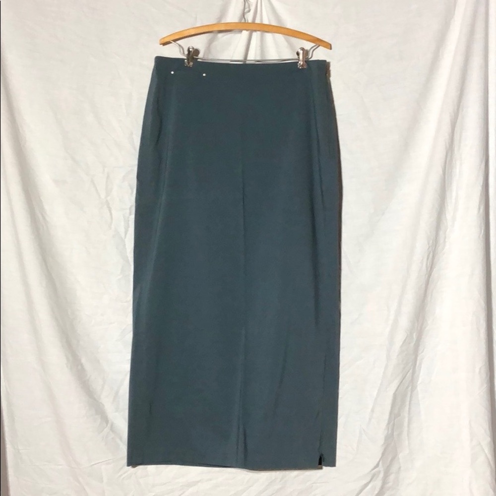 Co & Eddy Slate Long Straight Skirt